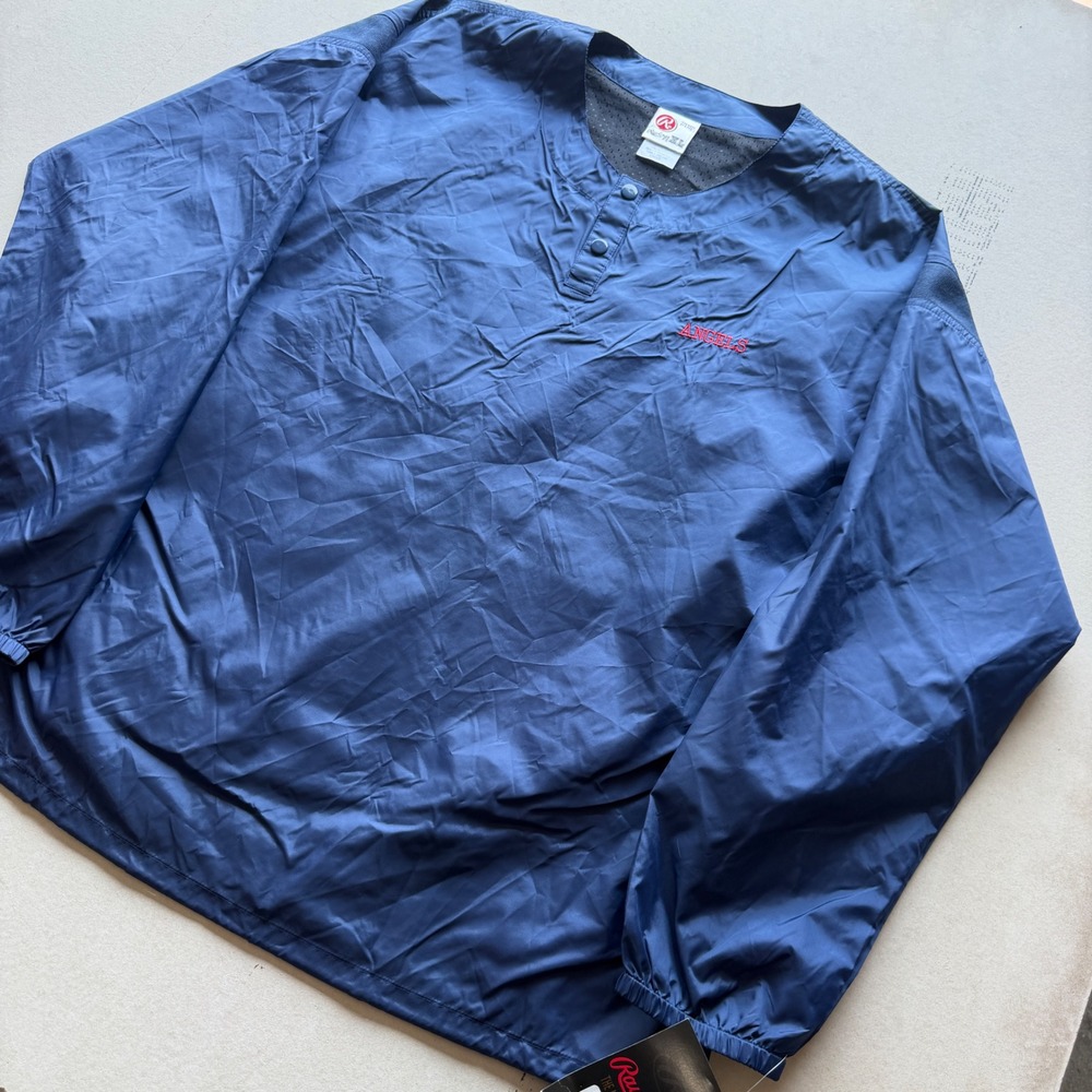Vintage 80's Rawlings Los Angeles Angels Windbreaker Pullover